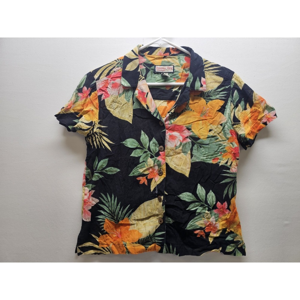Lot of 7 VTG 90s Hawaiian Shirts Short Sleeve Tropical Floral Resortwear Retro - Picture 7 of 16